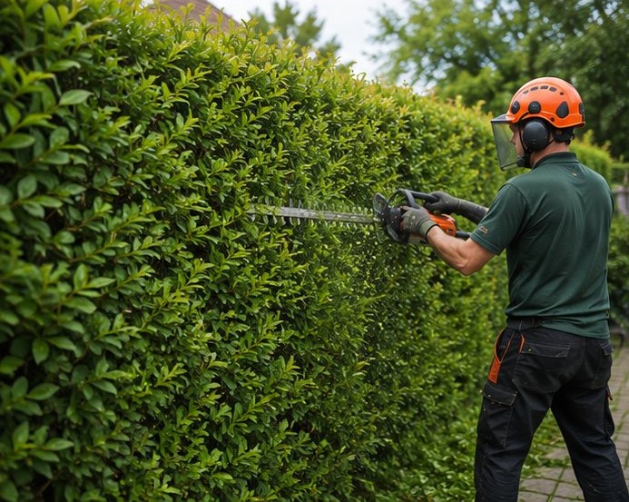 Hedge trimming and waste clearance — Herring Trees & Landscaping.